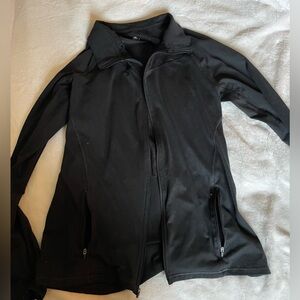 Black Champion Zip Up Jacket